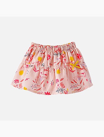 T SHIRT ET JUPE "FLEURS SAUVAGES