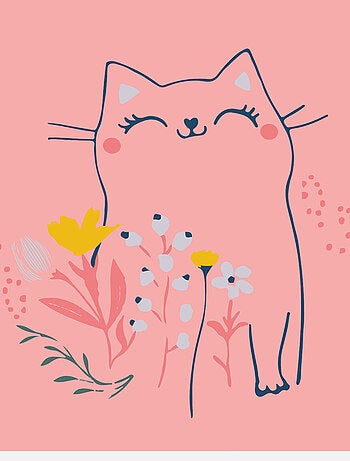 T SHIRT ET JUPE "FLEURS SAUVAGES