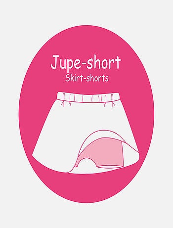 T-SHIRT ET JUPE SHORT MENTHE A L'EAU