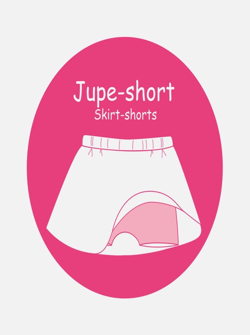 T-SHIRT ET JUPE SHORT MENTHE A L'EAU - Kiabi