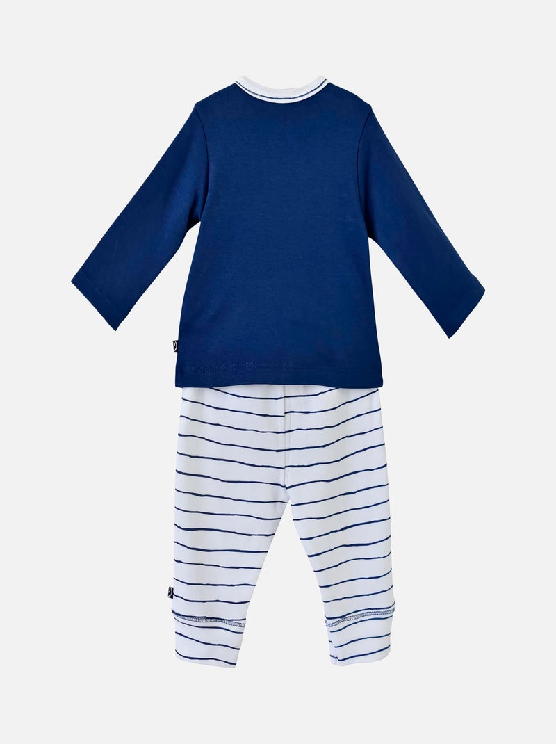 T-SHIRT ET PANTALON GARCON CAIS Bleu - Kiabi