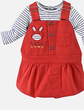 T SHIRT ET ROBE A BRETELLES THEME IBISCUS