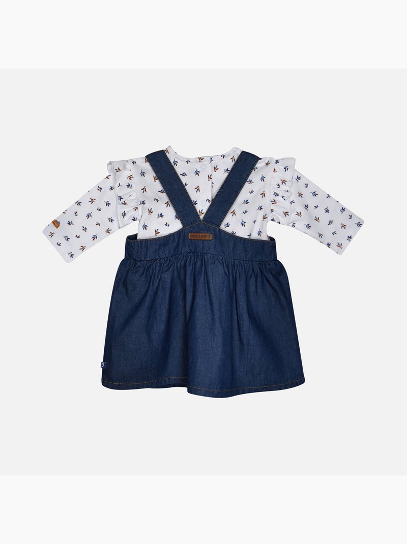 T SHIRT ET ROBE EN JEAN FANCHON Bleu - Kiabi
