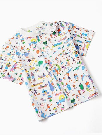 T-shirt et salopette Carolina Celas x Zippy