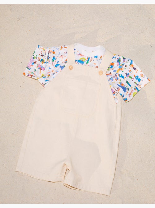 T-shirt et salopette Carolina Celas x Zippy - Kiabi