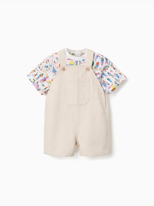 T-shirt et salopette Carolina Celas x Zippy - Kiabi