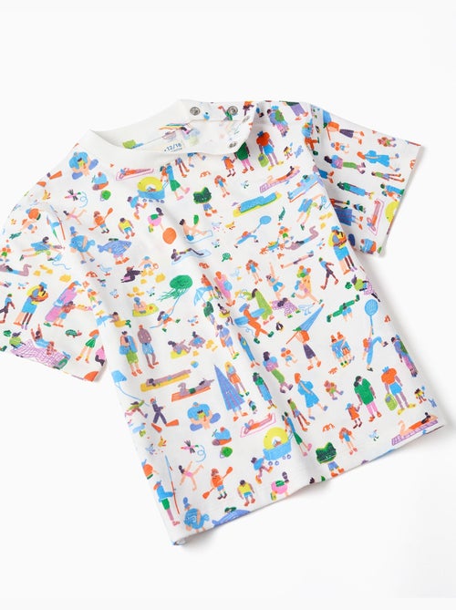 T-shirt et salopette Carolina Celas x Zippy - Kiabi