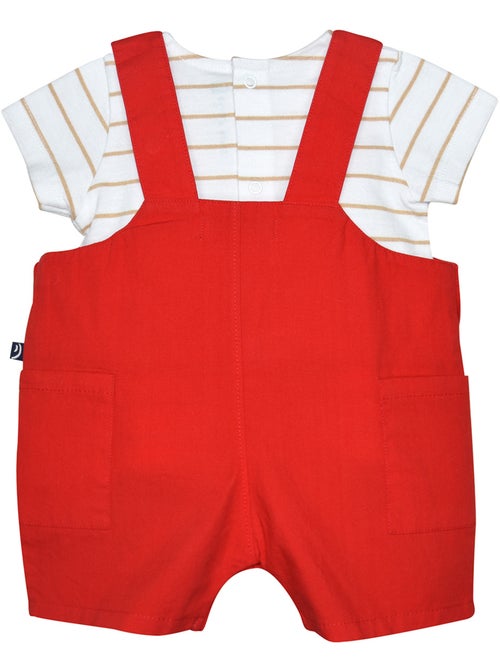 T-shirt et salopette courte Randy - Kiabi