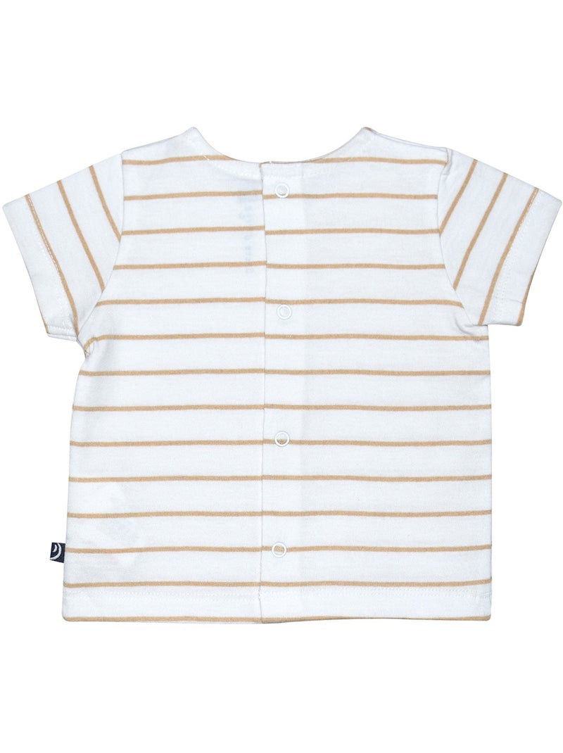 T-shirt et salopette courte Randy Rouge - Kiabi