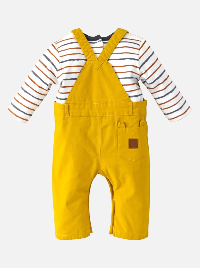 T SHIRT ET SALOPETTE TOILE BERTRAND Jaune - Kiabi