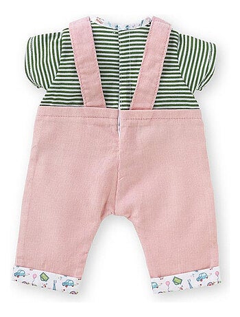 T-Shirt et Salopette Week-end à Paris pour poupon 30 cm