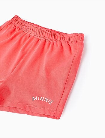 T-shirt et short en coton avec imprimé Minnie