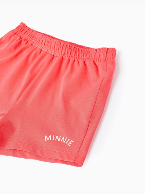 T-shirt et short en coton avec imprimé Minnie - Kiabi