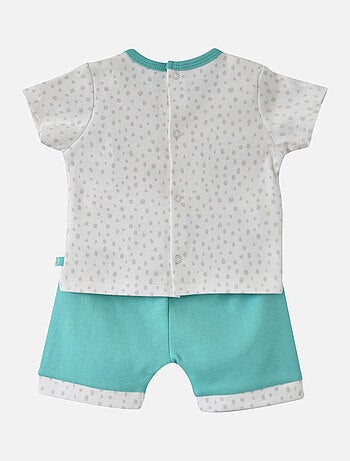 T-SHIRT ET SHORT INTERLOCK ENESS