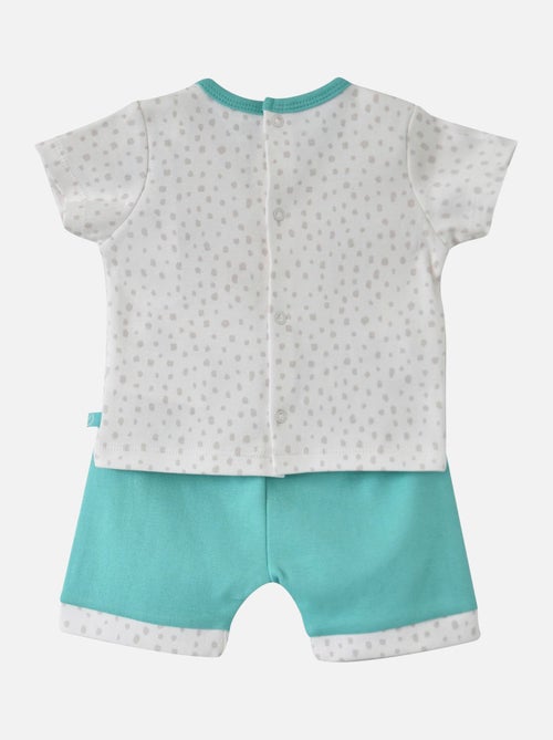T-SHIRT ET SHORT INTERLOCK ENESS - Kiabi