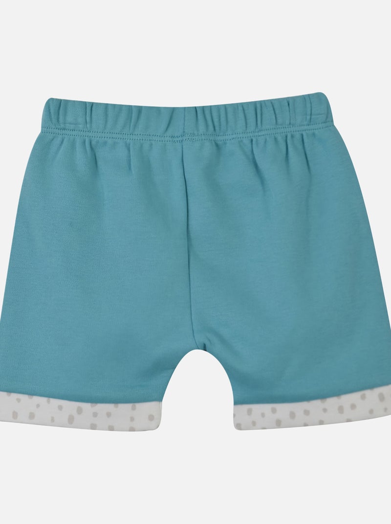 T-SHIRT ET SHORT INTERLOCK ENESS Blanc - Kiabi