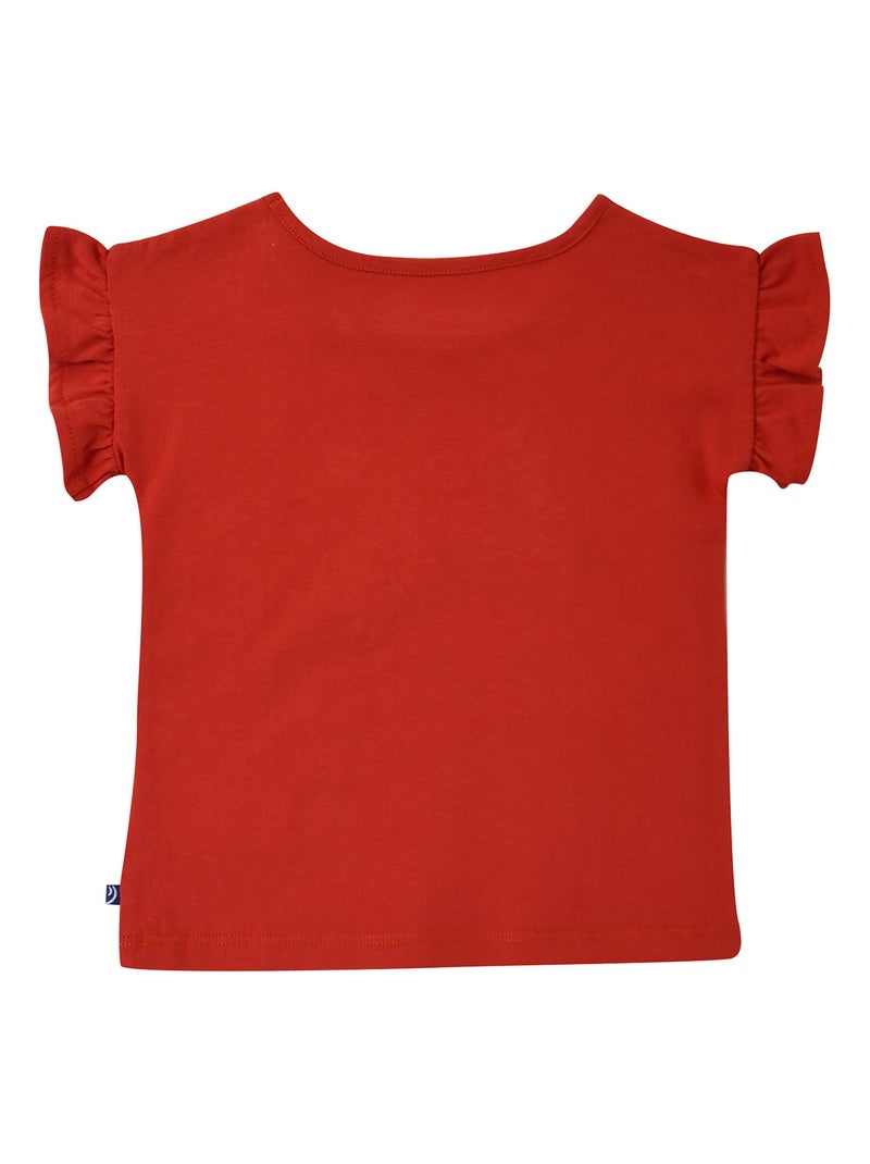 T-SHIRT ÉTÉ ELISE Rouge - Kiabi