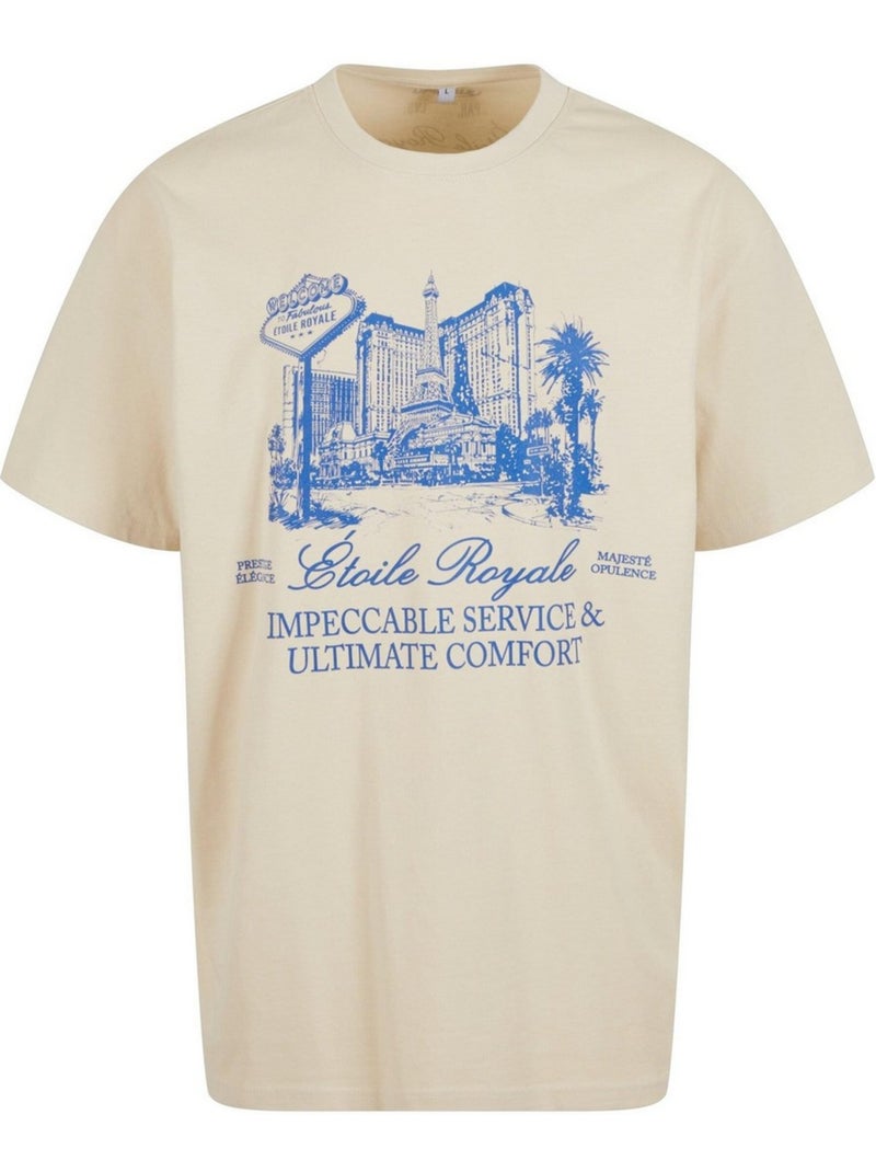 T-shirt etoile royale - mister tee Beige - Kiabi