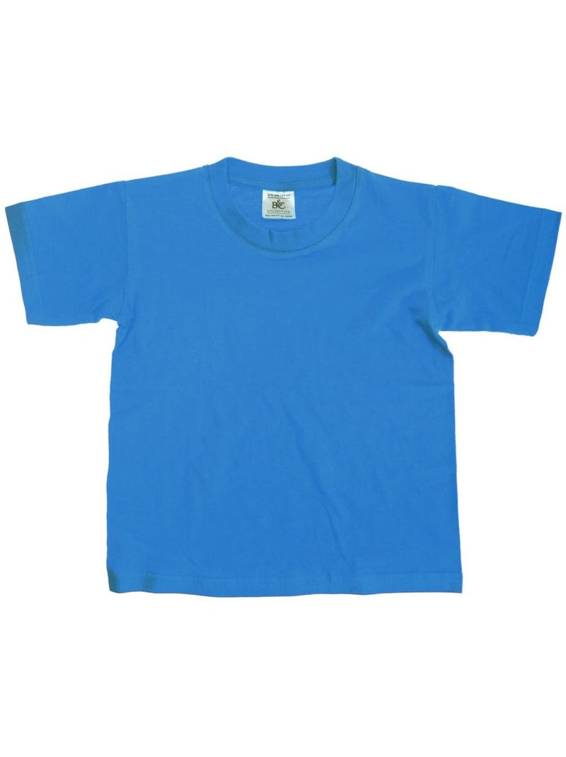 T-shirt exact 150 pour enfant - b and c Bleu électrique - Kiabi