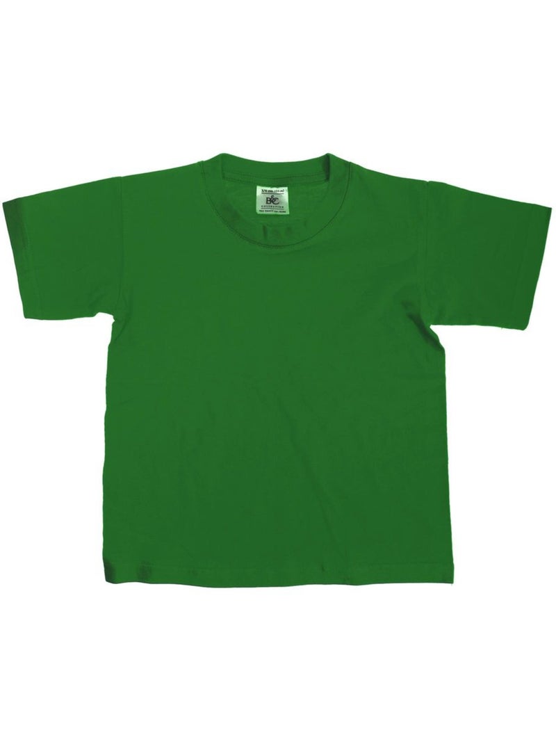 T-shirt exact 150 pour enfant - b and c Vert bouteille - Kiabi