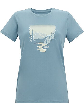 T-shirt extensible manches courtes motif/style paysage fingal - regatta