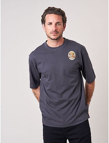 T-shirt extra loose homme en 100% coton 'deeluxe'