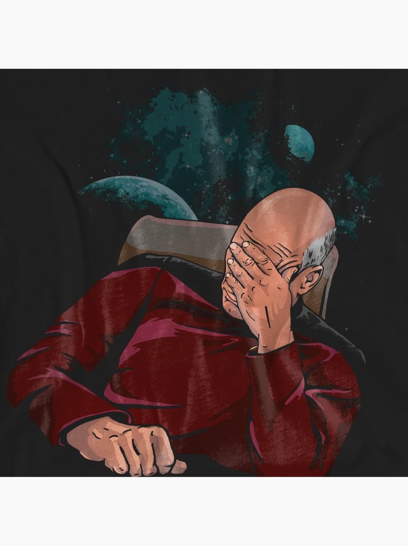 T-shirt facepalm - star trek Noir - Kiabi