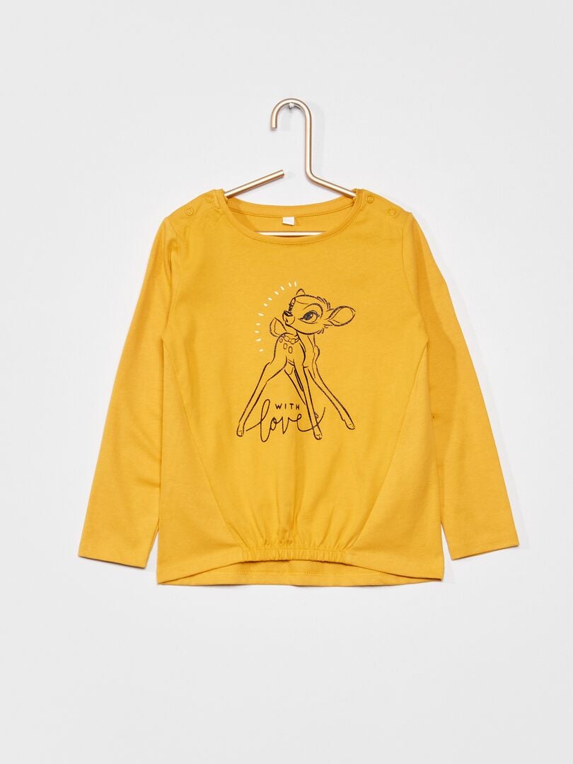 T-shirt facile à enfiler 'Disney' Jaune - Kiabi