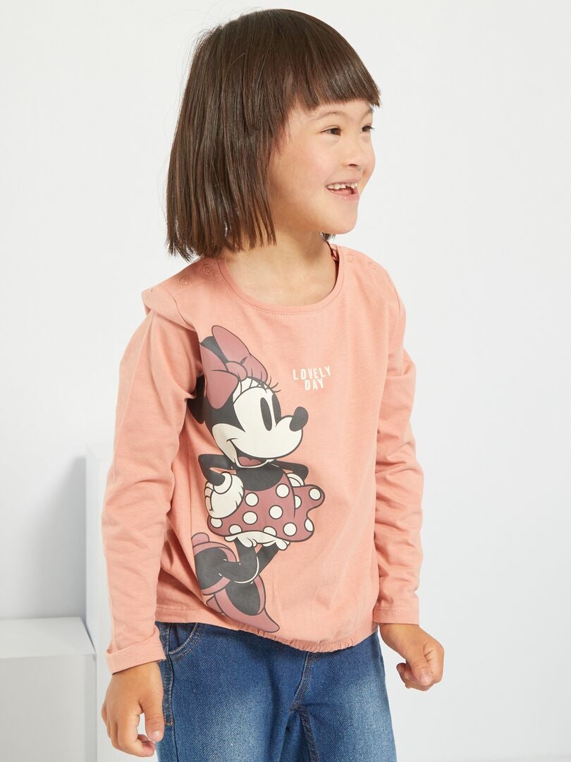 T-shirt facile à enfiler 'Disney' Rose - Kiabi