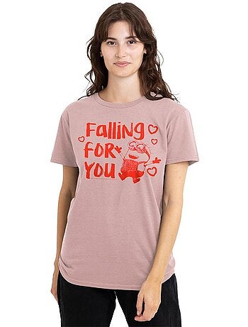 T-shirt falling for you ladies - minions