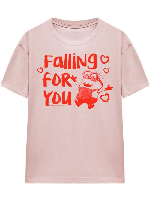 T-shirt falling for you ladies - minions - Kiabi T-shirt falling for you ladies - minions - Kiabi