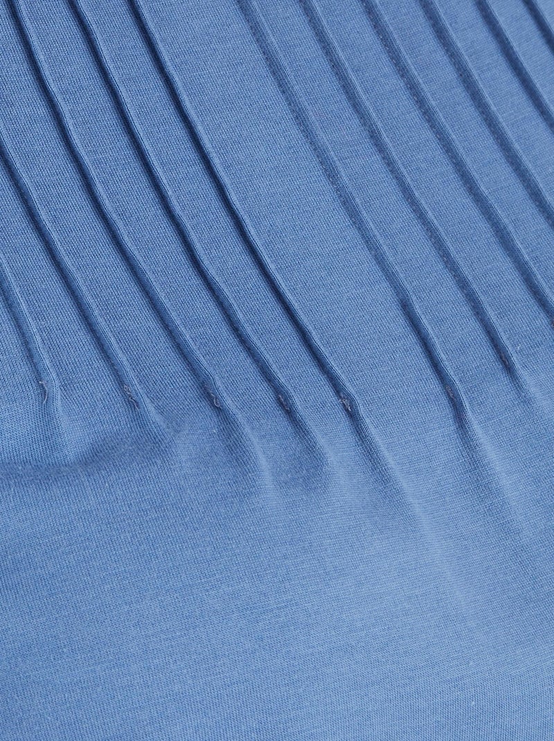 T-shirt fantaisie Thermolactyl - Damart Bleu - Kiabi