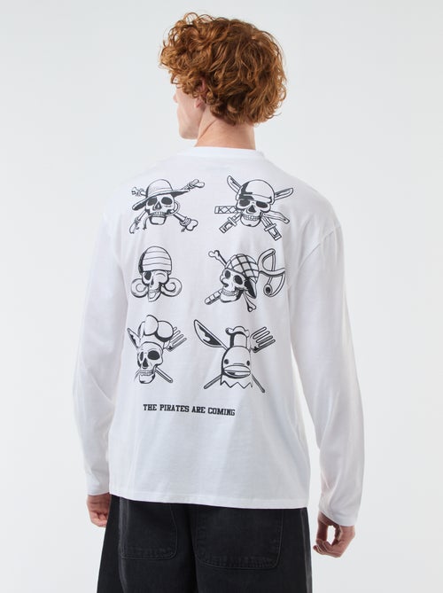 T-shirt 'fashion UK' One piece' manches courtes - Kiabi