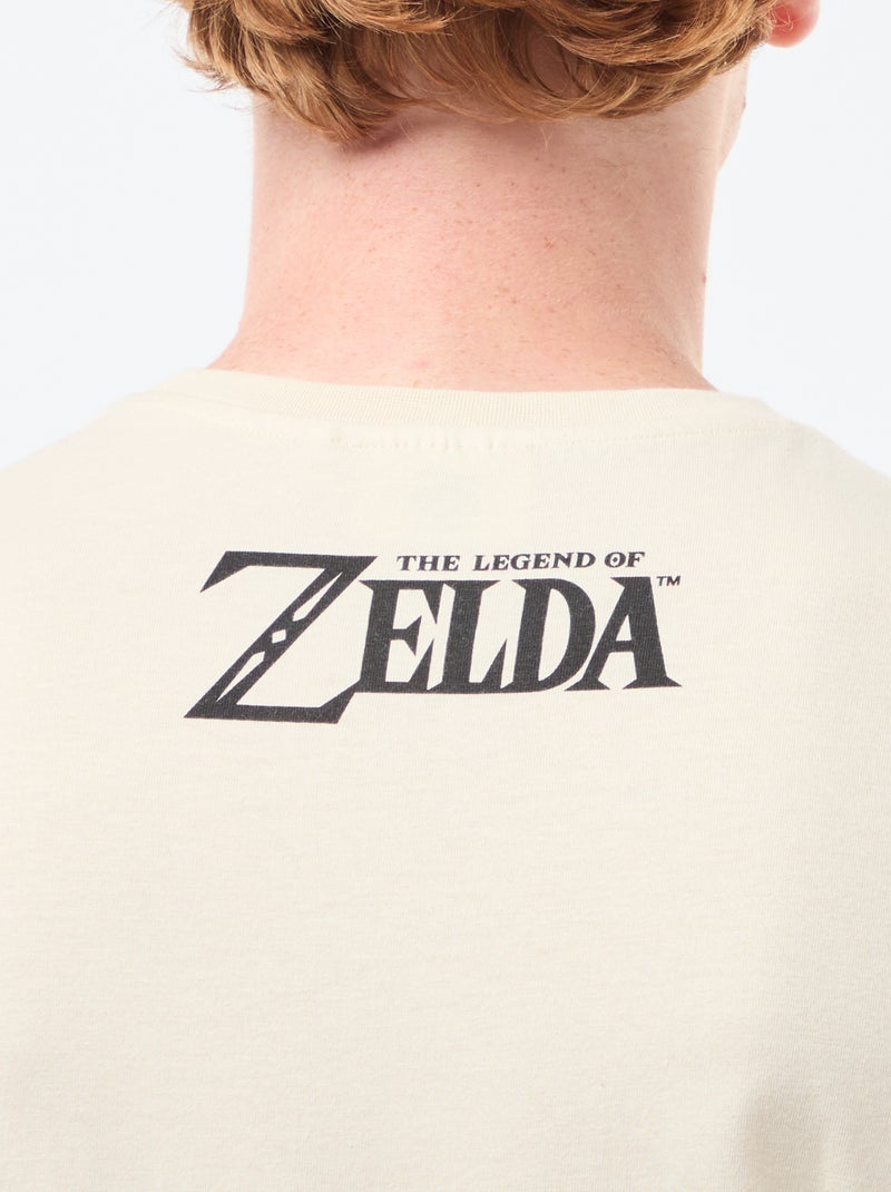 T-shirt 'Fashion UK' 'Zelda' en coton Beige - Kiabi