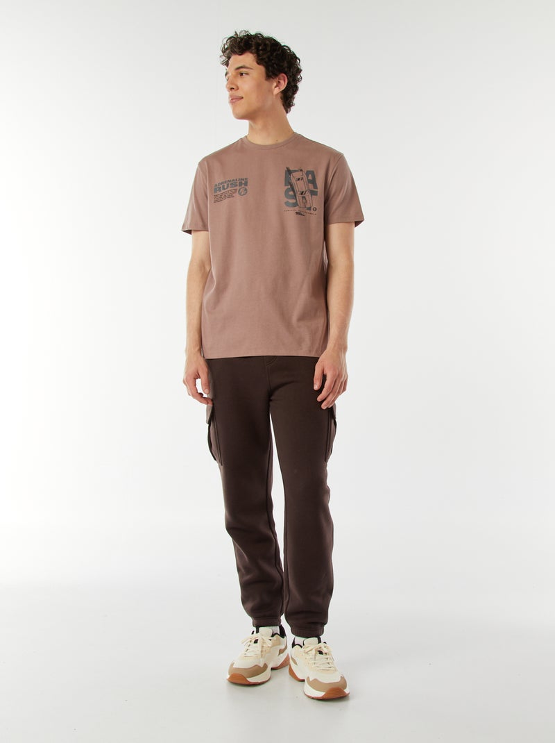 T-shirt 'Fast & Furious' manches courtes Rose - Kiabi