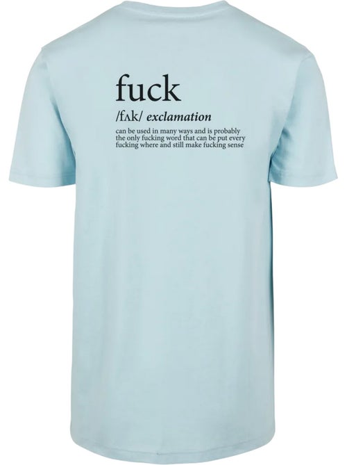 T-shirt fck - mister tee - Kiabi
