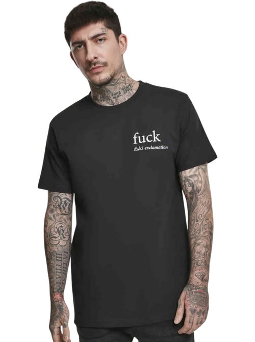 T-shirt fck - mister tee - Kiabi