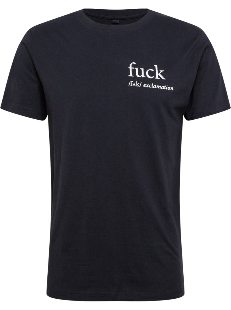 T-shirt fck - mister tee Noir - Kiabi
