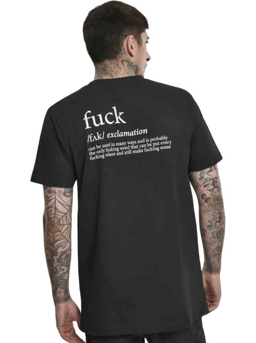 T-shirt fck - mister tee - Kiabi