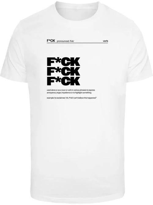 T-shirt f*ck definition - mister tee - Kiabi