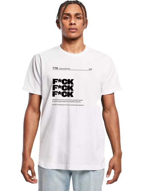 T-shirt f*ck definition - mister tee - Kiabi