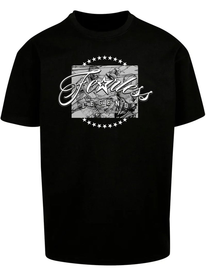 T-shirt fearless legend - mister tee Noir - Kiabi
