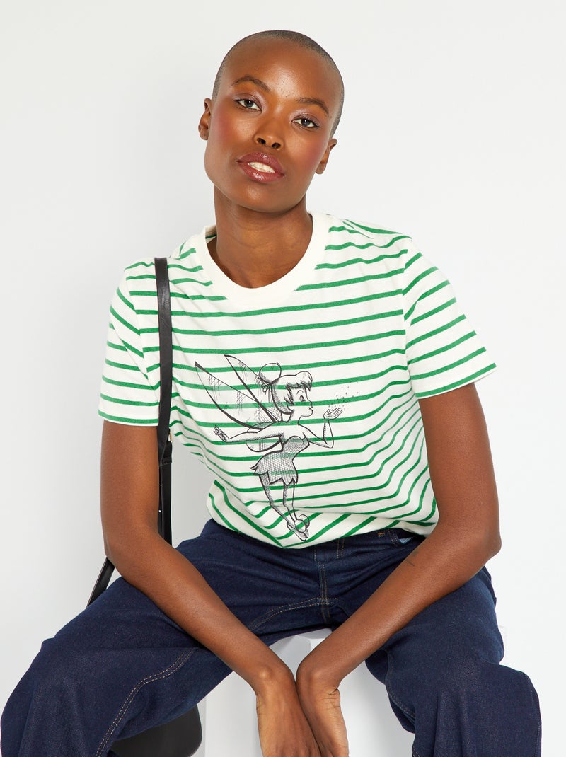 T-shirt 'Fée clochette' Vert - Kiabi