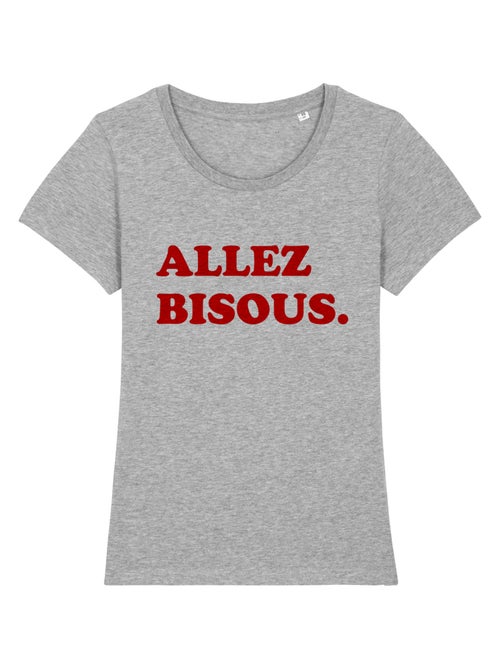 T-shirt Femme - ALLEZ BISOUS - Kiabi