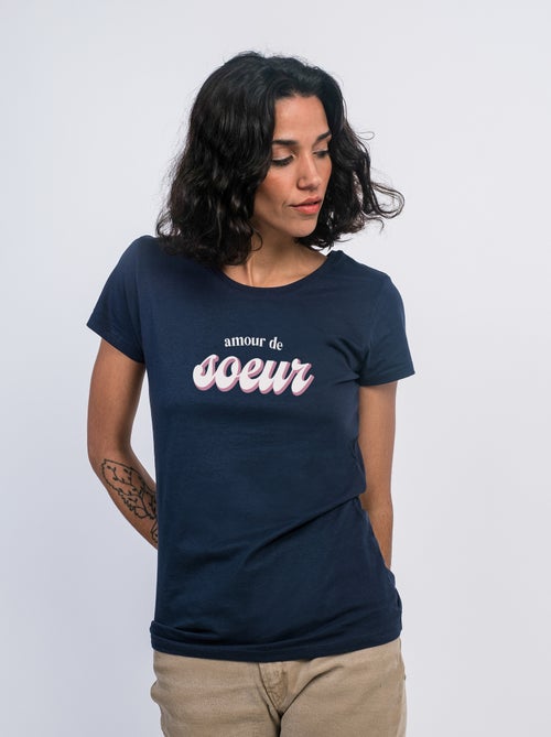 T-shirt Femme - AMOUR DE SOEUR - Kiabi
