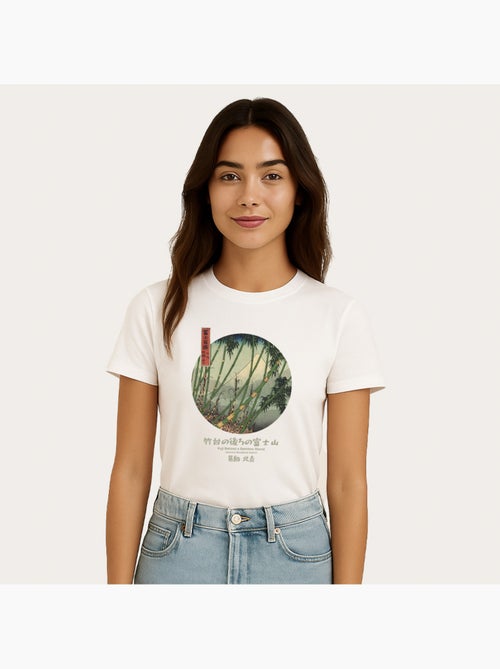 T-shirt Femme - APOH HOKUSAI FUJI BAMBOO - Kiabi