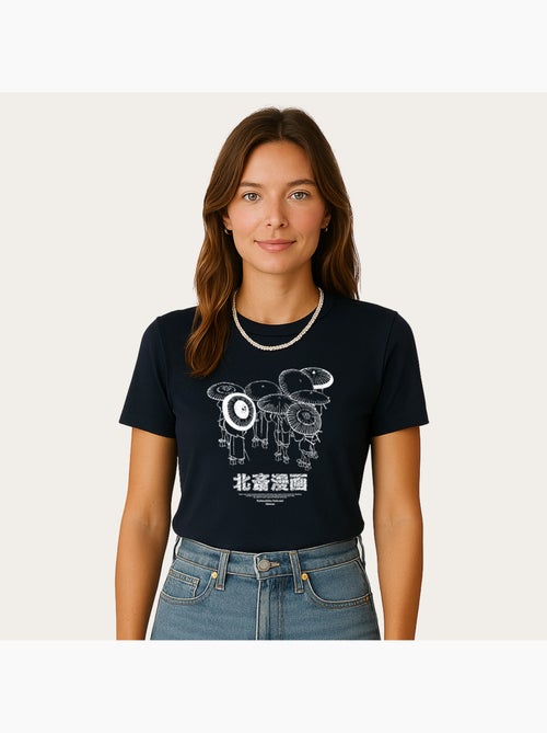 T-shirt Femme - APOH HOKUSAI MANGA - Kiabi