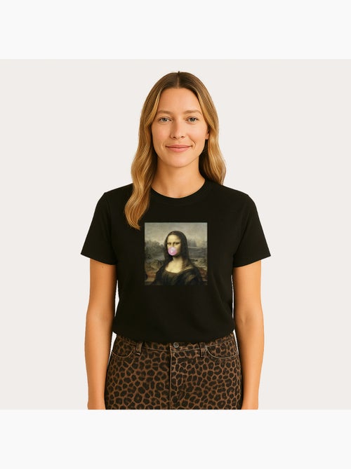 T-shirt Femme - APOH MONA LISA BUBBLE - Kiabi