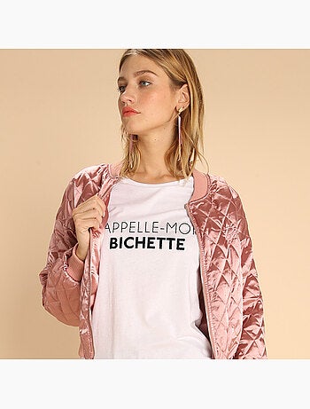 T-shirt Femme - APPELLE-MOI BICHETTE