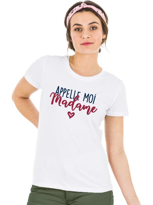 T-shirt Femme - APPELLE MOI MADAME - Kiabi